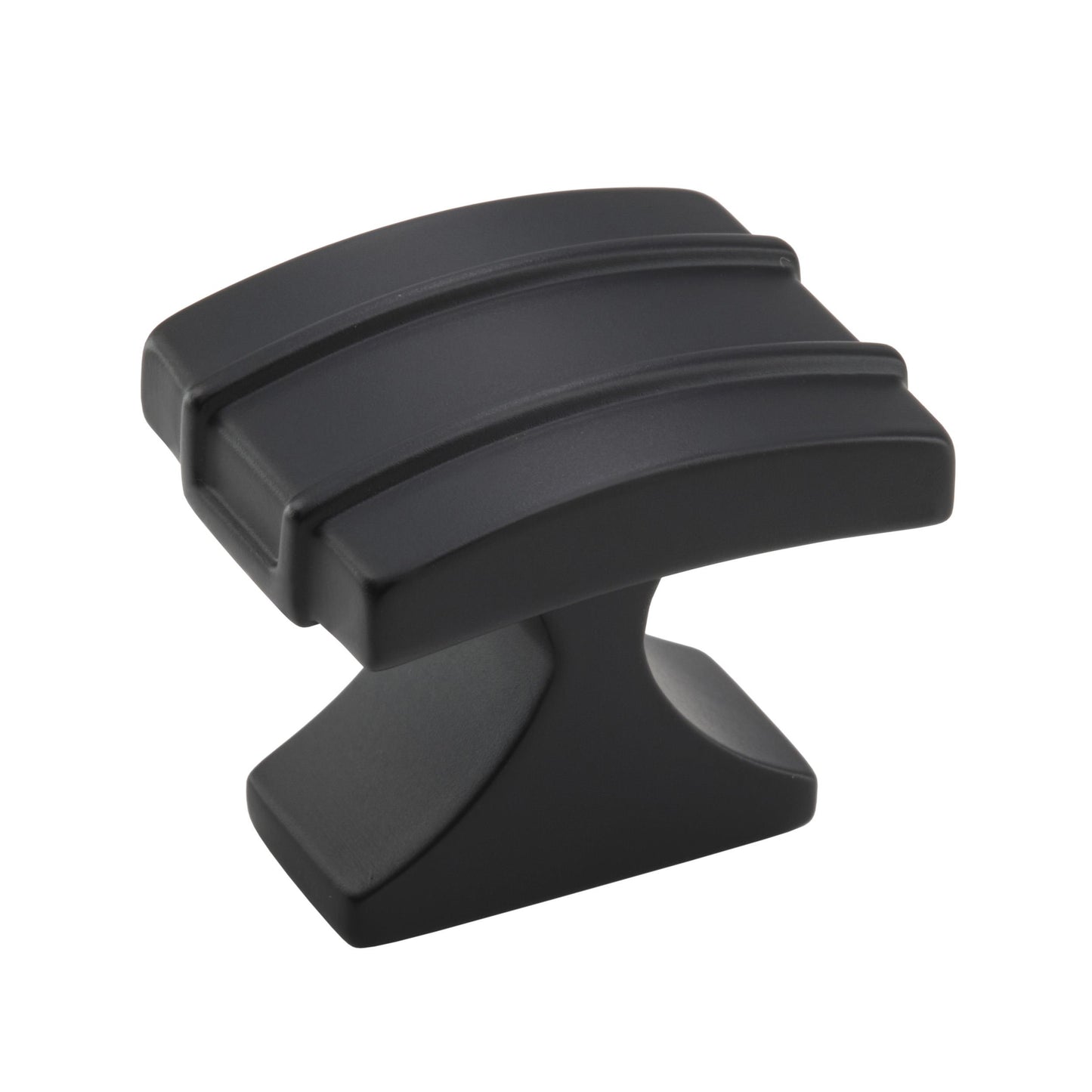 Amerock Davenport Knob - 1-1/4 inch (32mm) Length - Matte Black