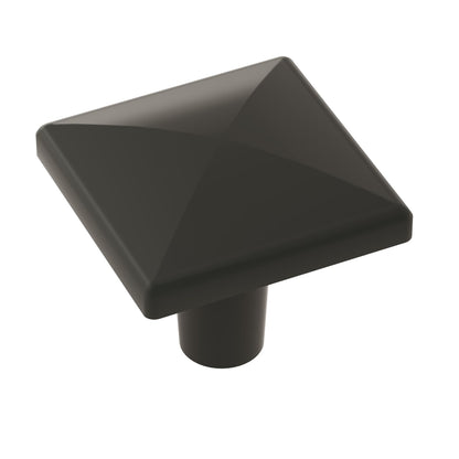 Amerock Extensity Cabinet Knob - Matte Black