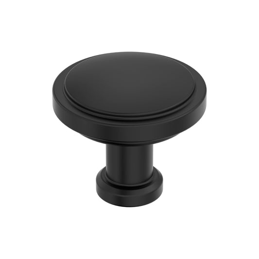 Amerock Faircrest Cabinet Knob - Matte Black