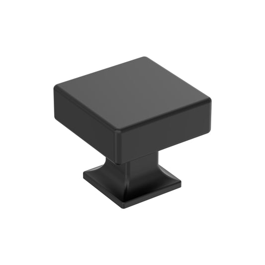 Amerock Lintel Cabinet Knob - Matte Black