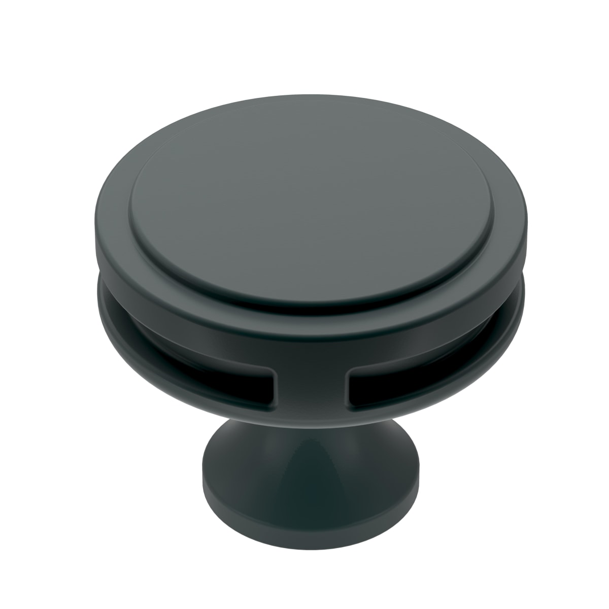 Amerock Oberon Cabinet Knob - Matte Black
