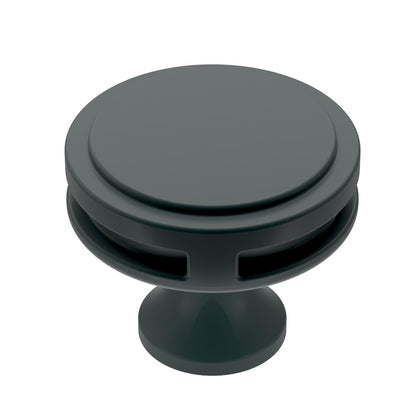 Amerock Oberon Cabinet Knob - Matte Black