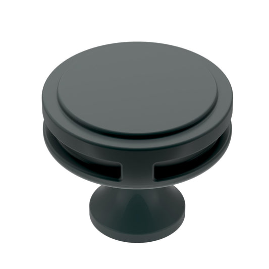 Amerock Oberon Cabinet Knob - Matte Black