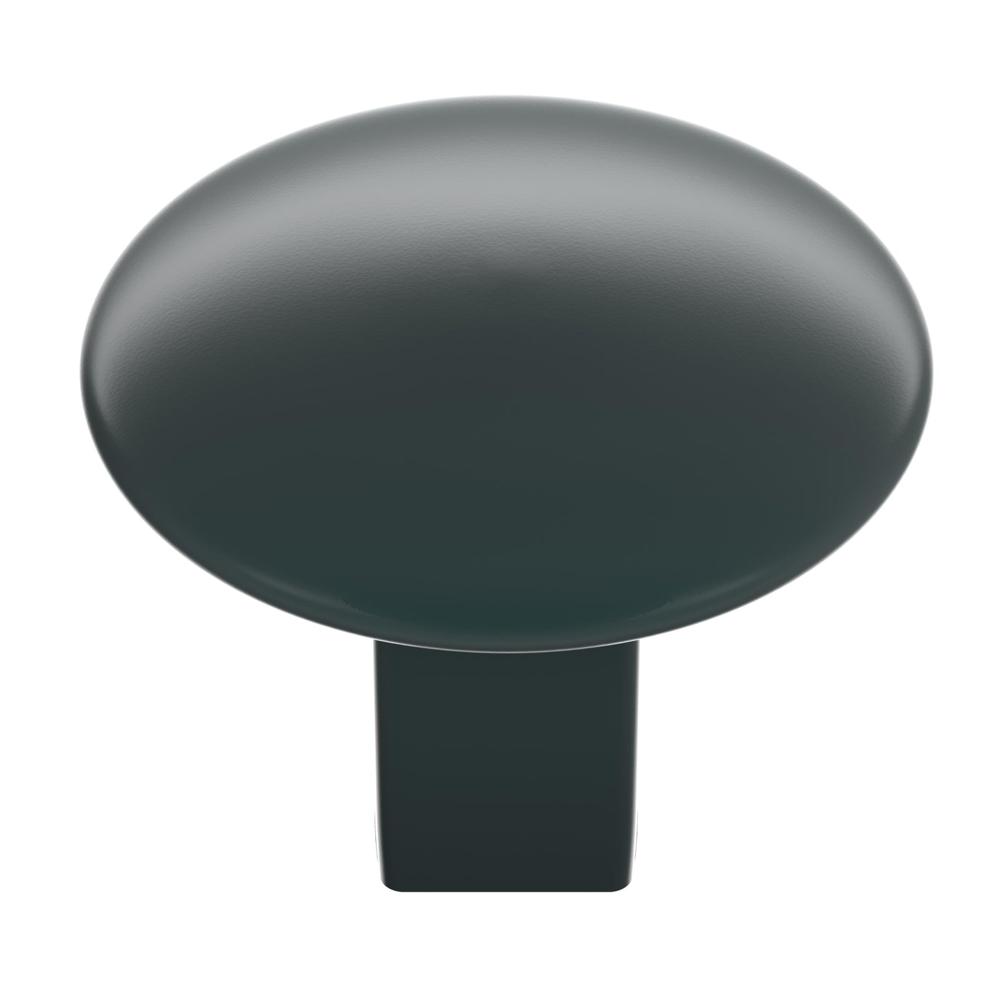 Amerock Riva Knob - 1-1/4 inch (32mm) Diameter - Matte Black