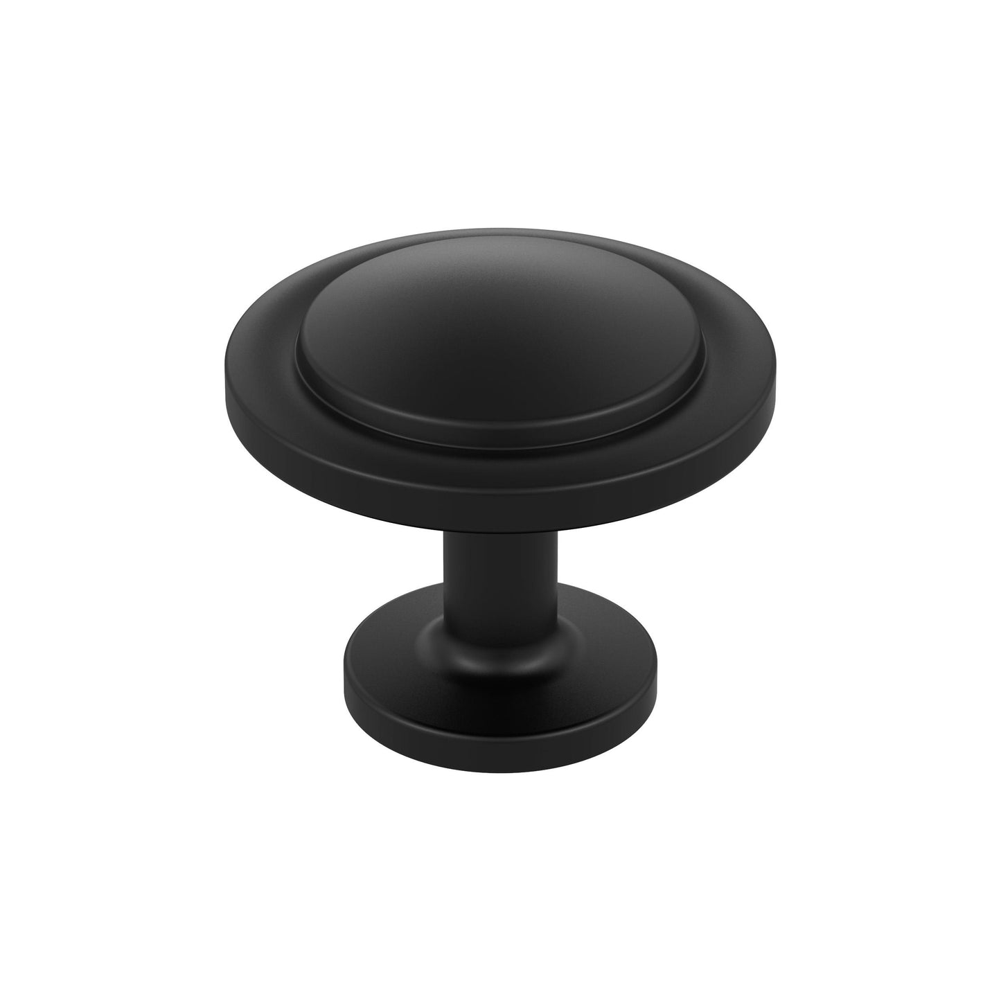 Amerock Loop Knob - 1-3/16 inch (30mm) Diameter - Matte Black