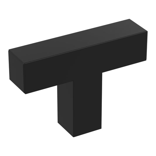 Amerock Intersect Cabinet Knob - Matte Black
