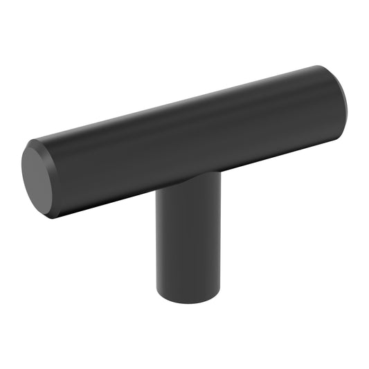Amerock Bar Pulls Hollow Cabinet Knob - Matte Black