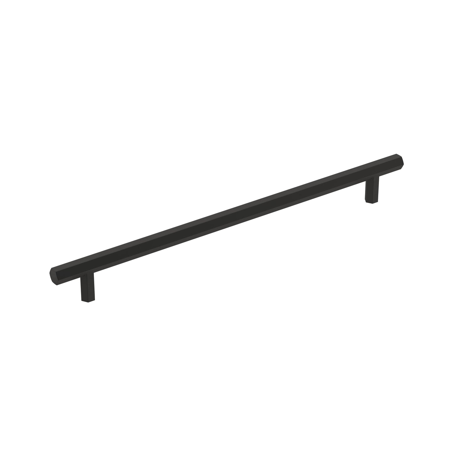 Amerock Caliber Pull - 10-1/16 inch (256mm) CTC - Matte Black