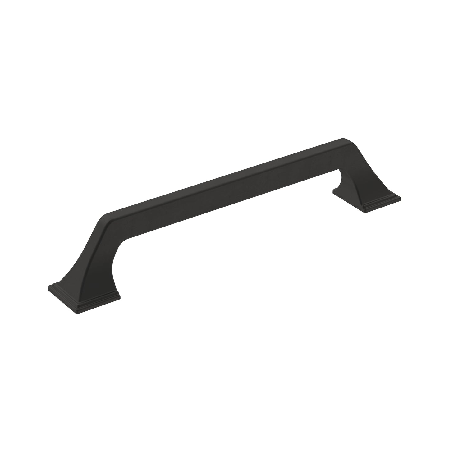 Amerock Exceed Pull - 6-5/16 inch (160mm) CTC - Matte Black
