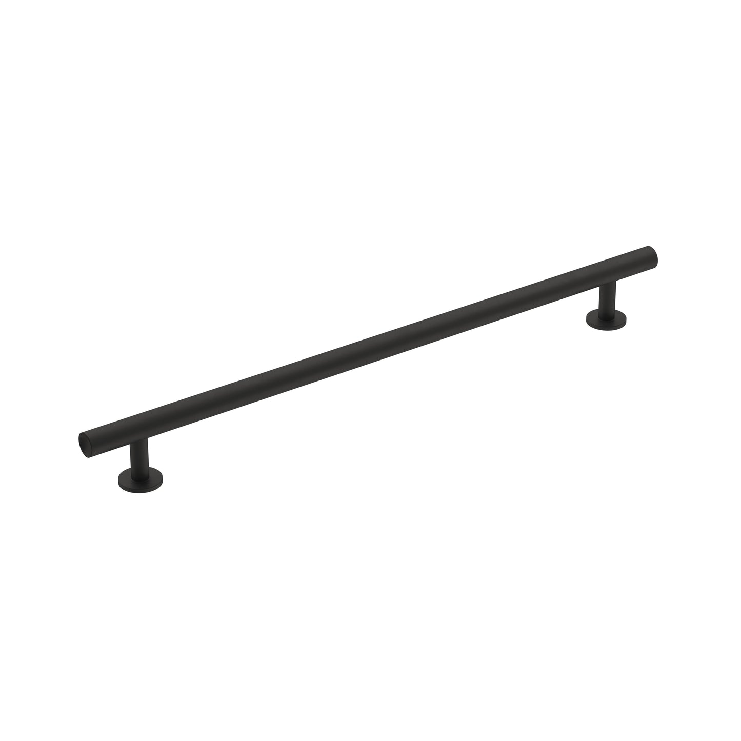 Amerock Radius Pull - 10-1/16 inch (256mm) CTC - Matte Black