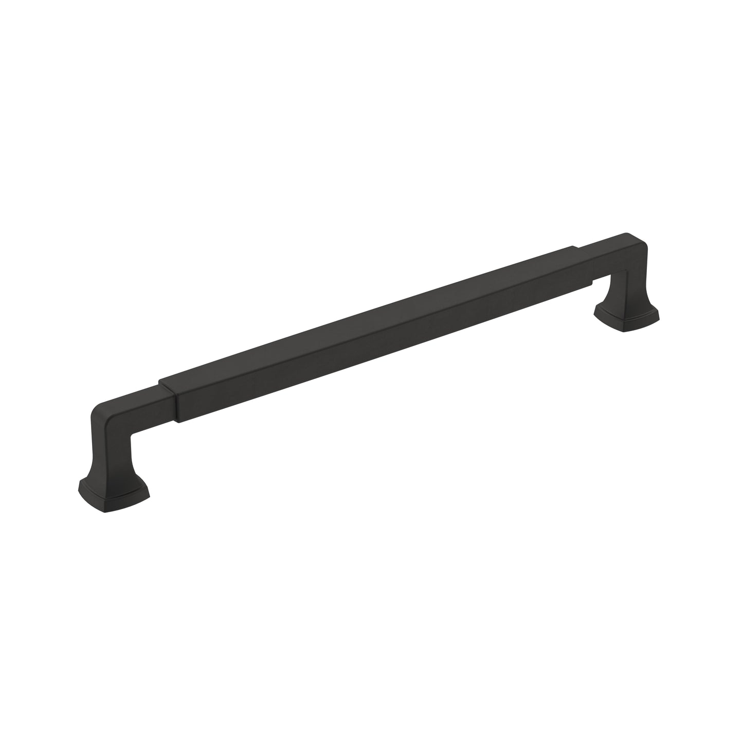Amerock Stature Pull - 8-13/16 inch (224mm) CTC - Matte Black