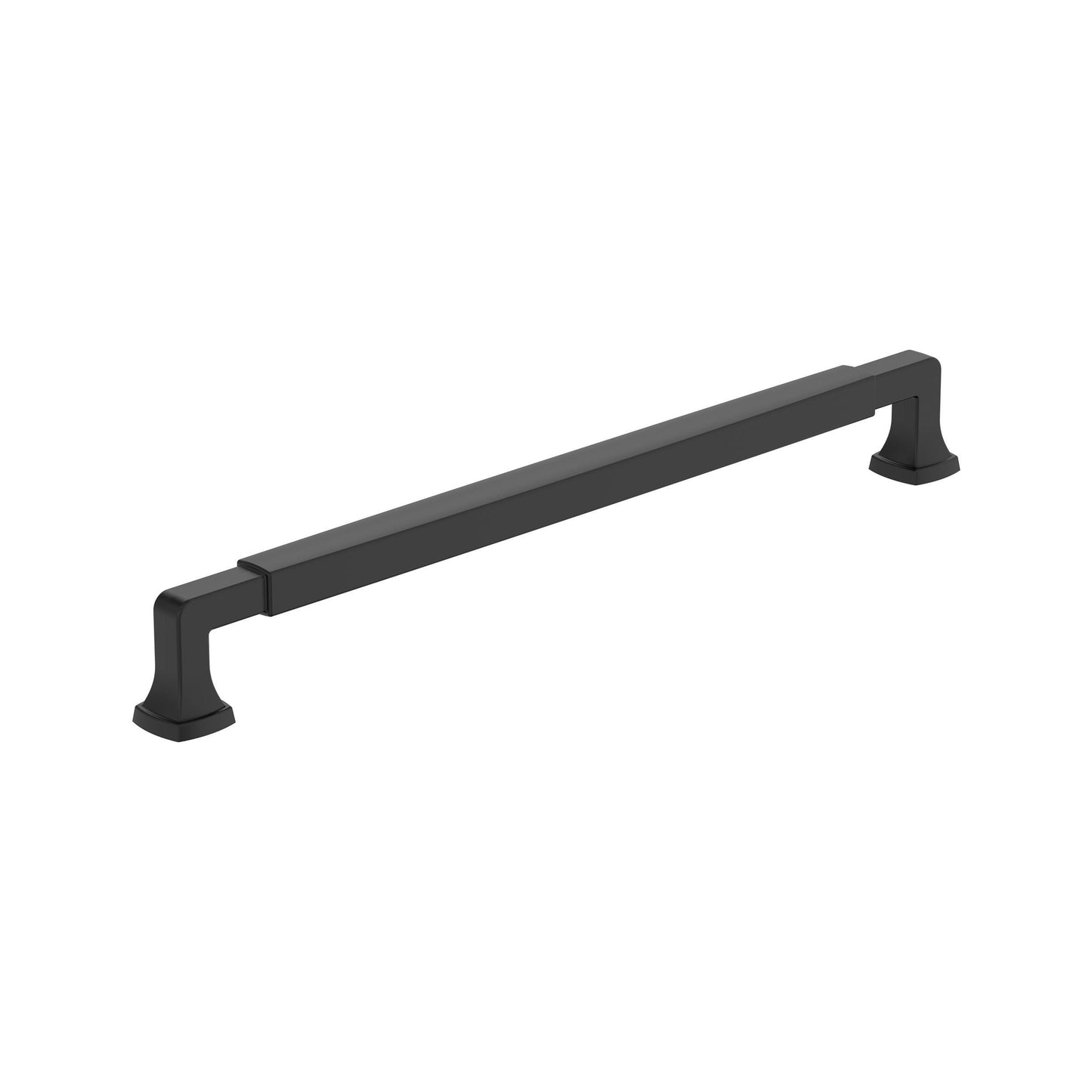 Amerock Stature Pull - 10-1/16 inch (256mm) CTC - Matte Black