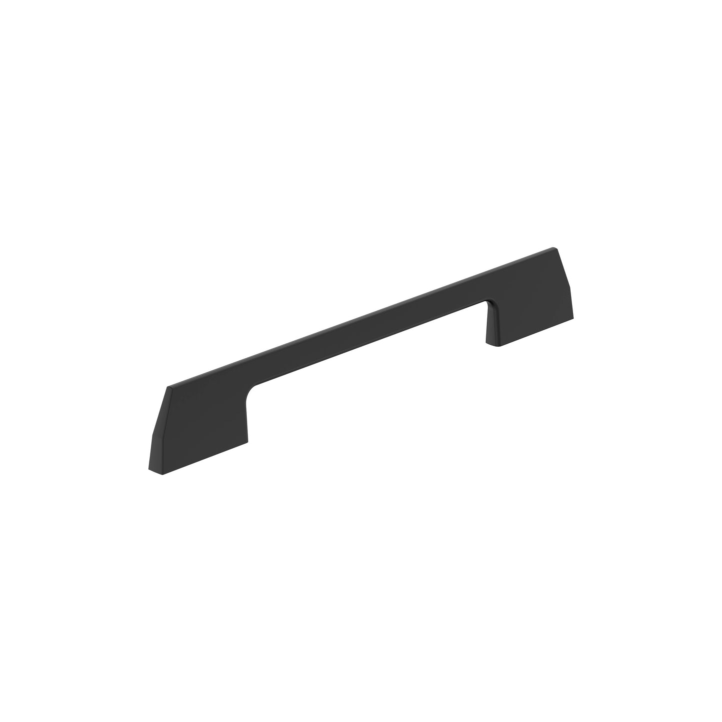 Amerock Angle Pull - 6-5/16 inch (160mm) CTC - Matte Black