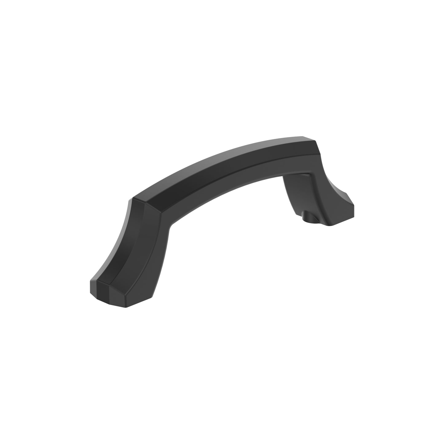 Amerock Bellamy Pull - 3 inch (76mm) CTC - Matte Black