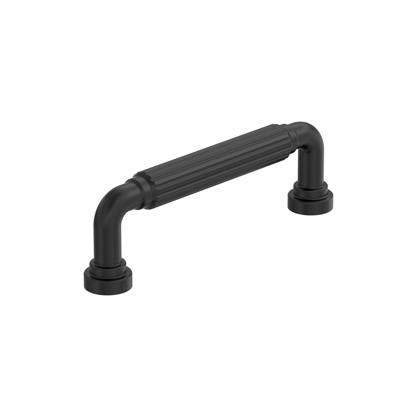 Amerock Cowrie Pull - 3-3/4 inch (96mm) CTC - Matte Black