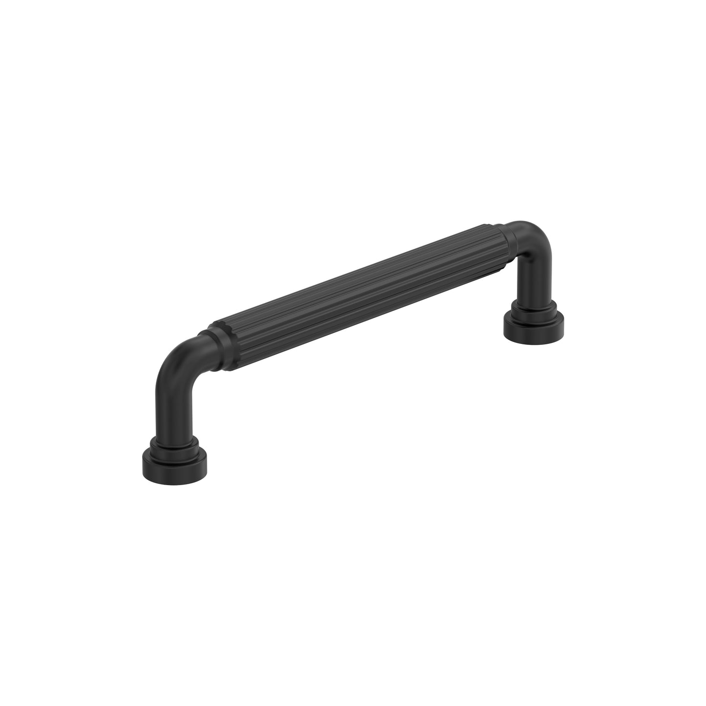 Amerock Cowrie Pull - 5-1/16 inch (128mm) CTC - Matte Black