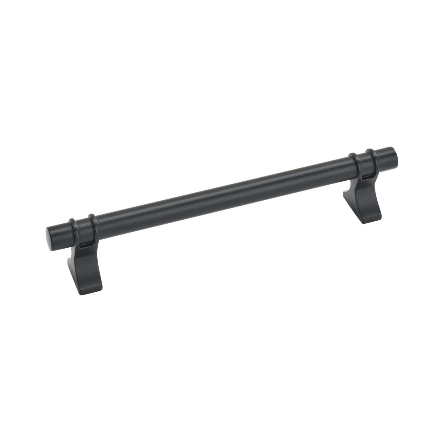 Amerock Davenport Pull - 6-5/16 inch (160mm) CTC - Matte Black