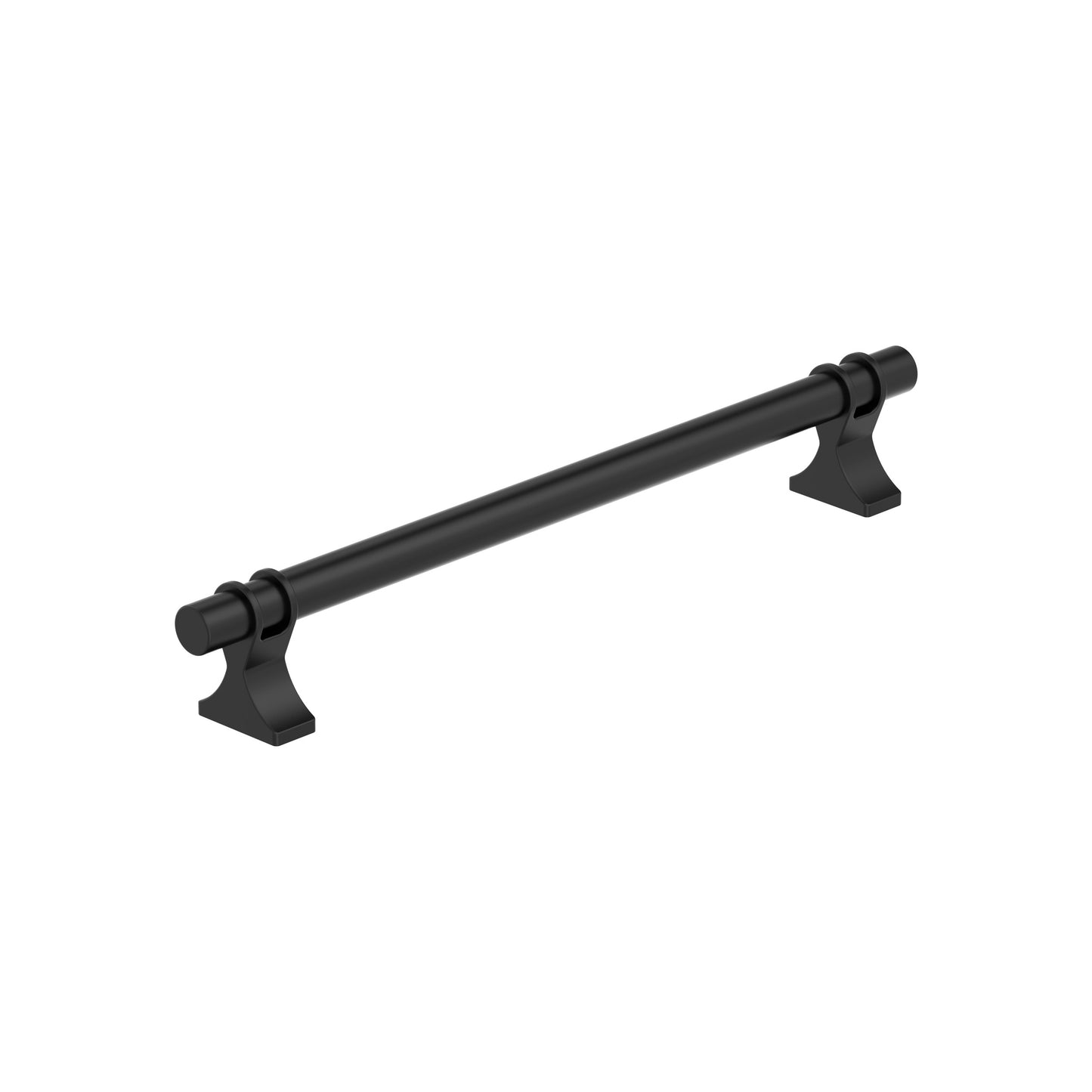 Amerock Davenport Pull - 7-9/16 inch (192mm) CTC - Matte Black