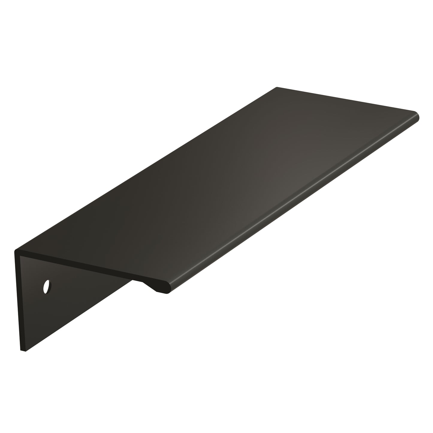 Amerock Edge Pulls Edge Pull - 3-3/4 inch (96mm) CTC - Matte Black