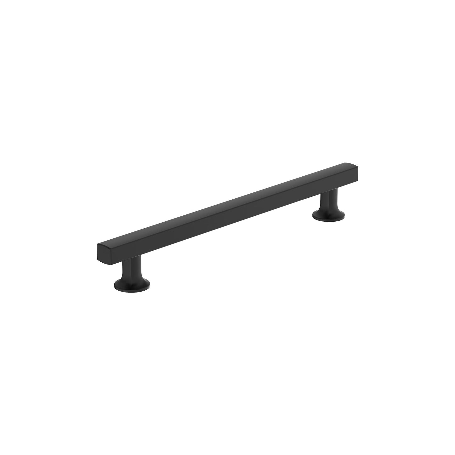 Amerock Everett Pull - 7-9/16 inch (192mm) CTC - Matte Black
