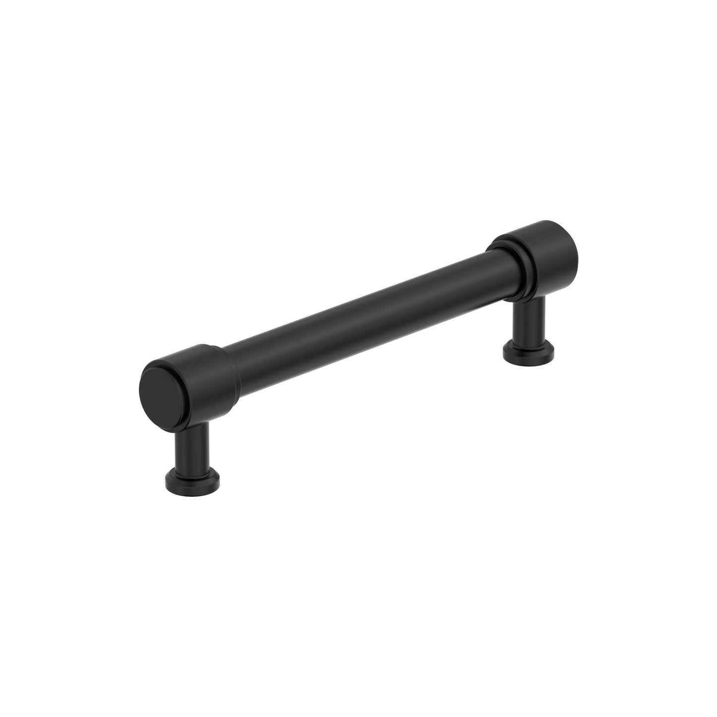 Amerock Faircrest Pull - 5-1/16 inch (128mm) CTC - Matte Black
