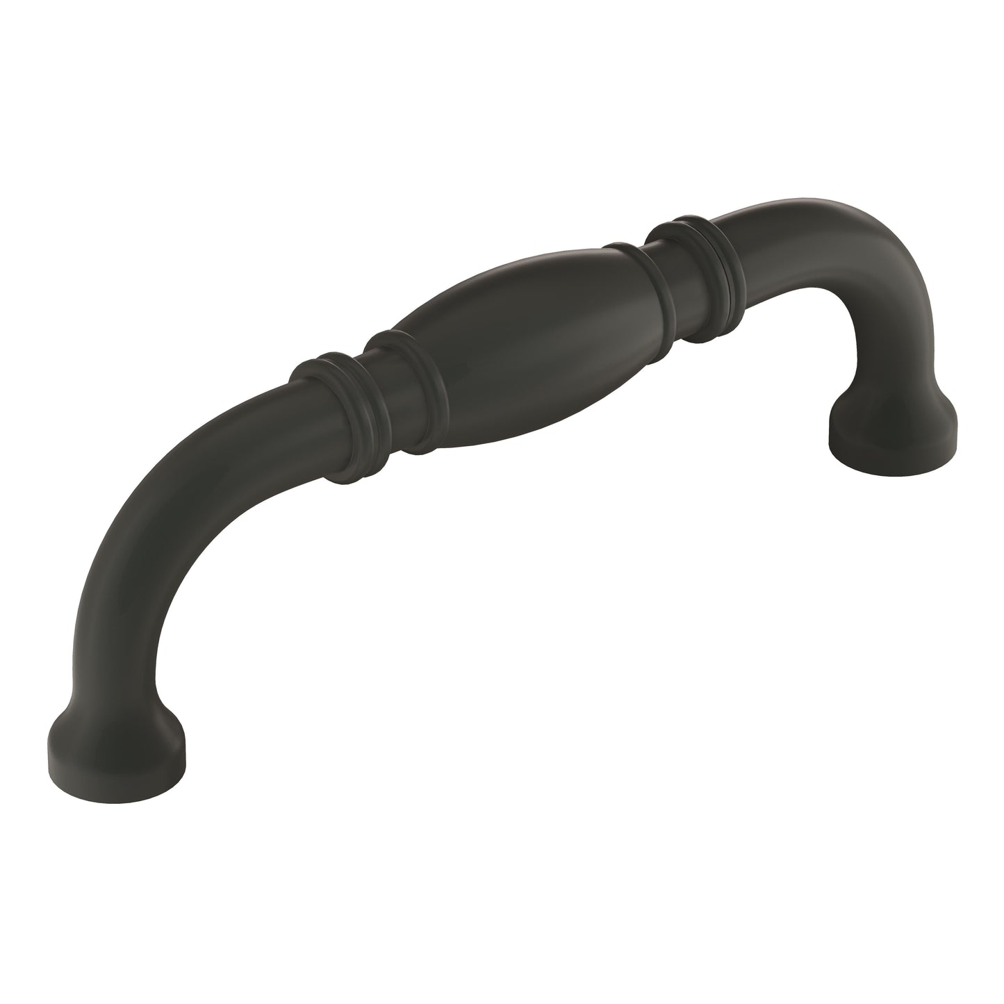 Amerock Granby Pull - 3-3/4 inch (96mm) CTC - Matte Black