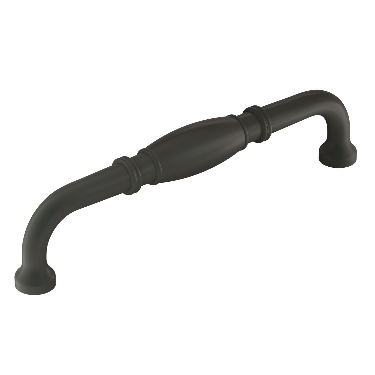 Amerock Granby Pull - 6-5/16 inch (160mm) CTC - Matte Black