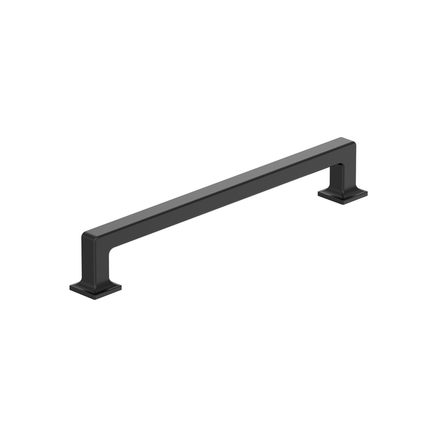 Amerock Lintel Pull - 7-9/16 inch (192mm) CTC - Matte Black