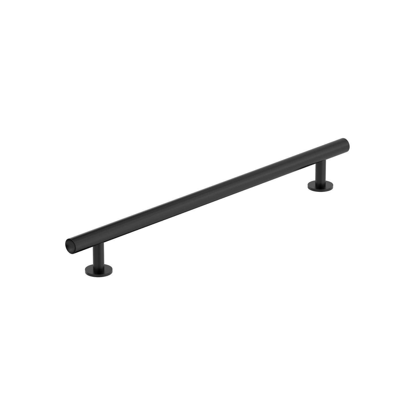 Amerock Radius Pull - 8-13/16 inch (224mm) CTC - Matte Black