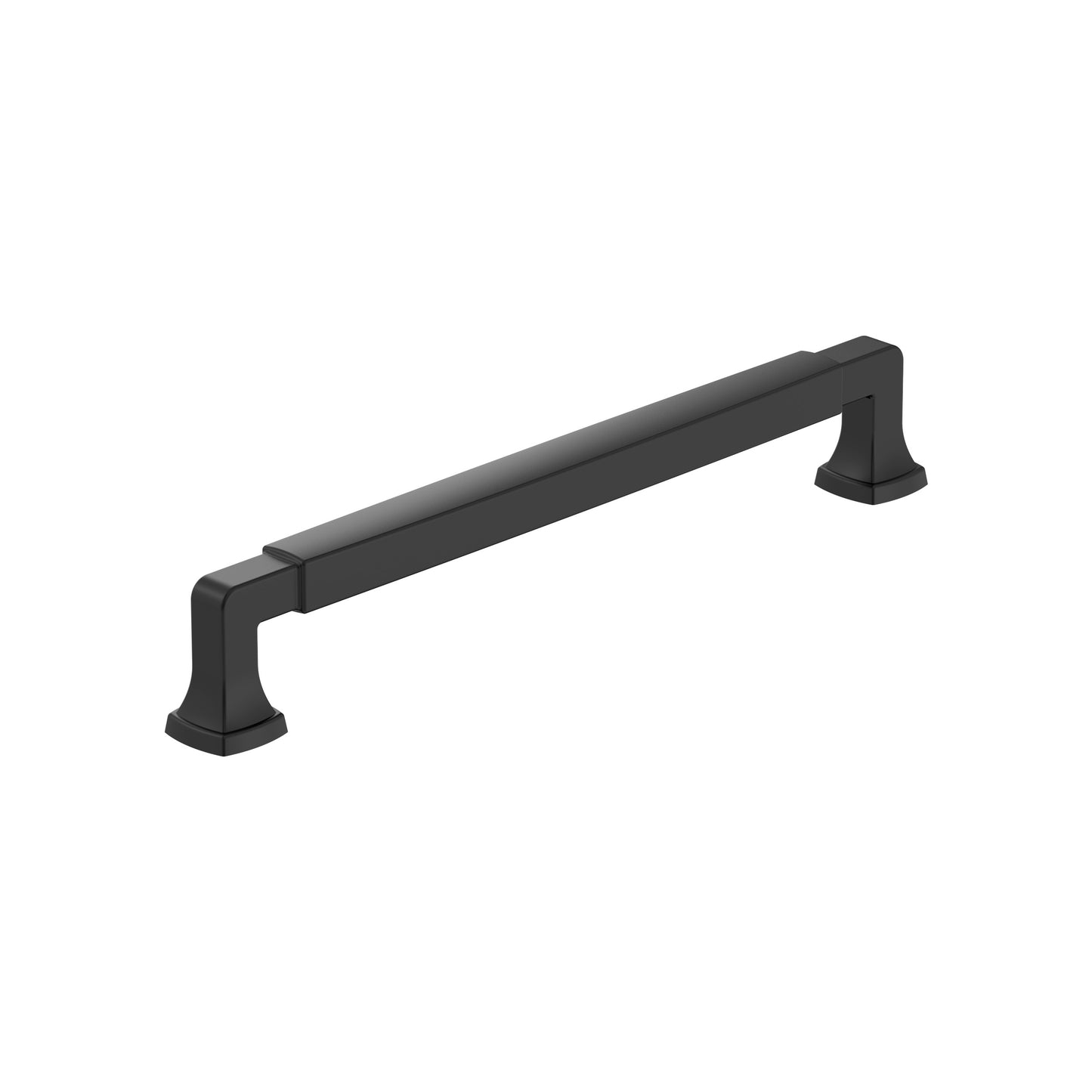 Amerock Stature Pull - 7-9/16 inch (192mm) CTC - Matte Black