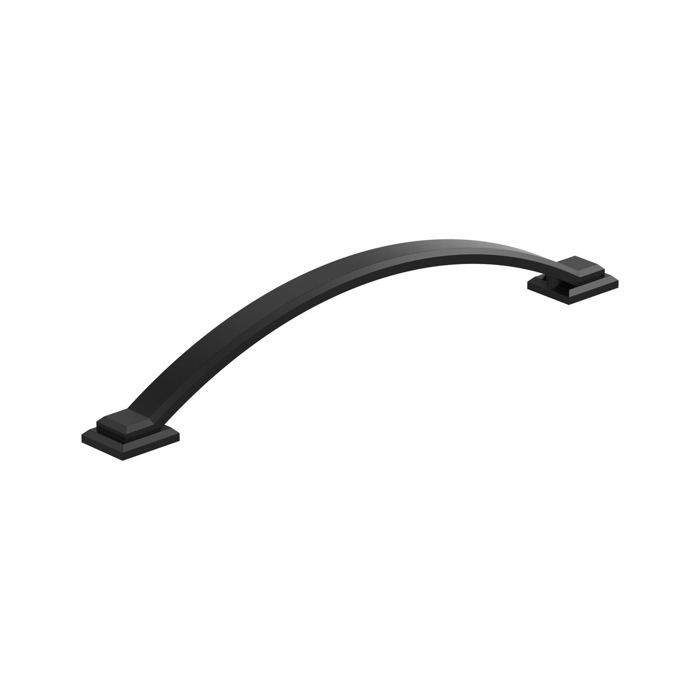 Amerock Sheffield Pull - 6-5/16 inch (160mm) CTC - Matte Black