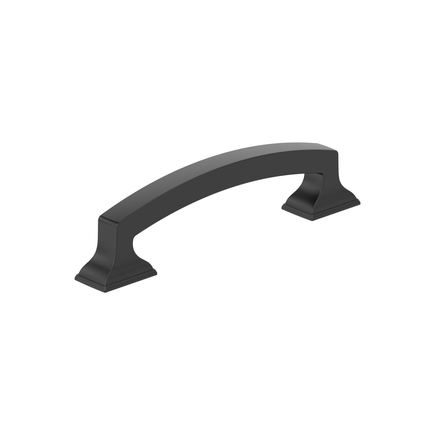 Amerock Incisive Pull - 3-3/4 inch (96mm) CTC - Matte Black