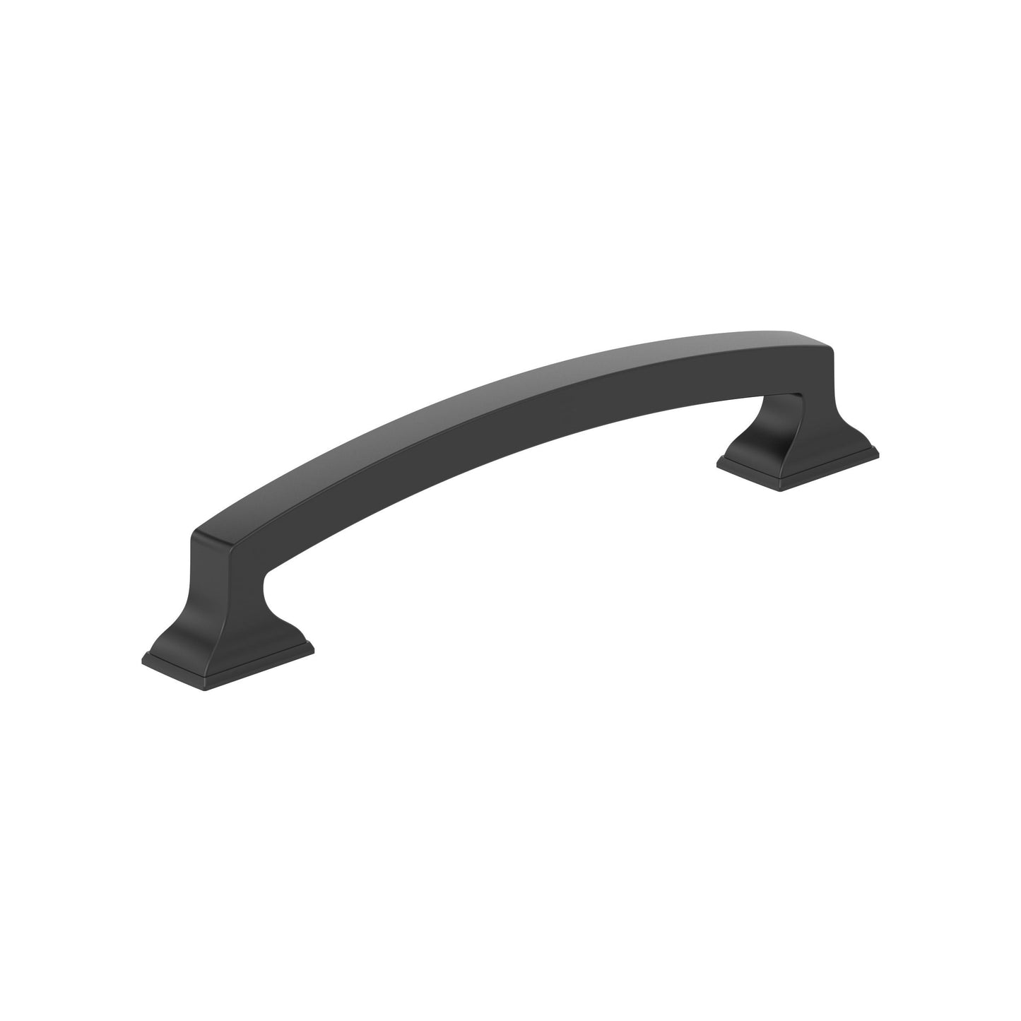 Amerock Incisive Pull - 5-1/16 inch (128mm) CTC - Matte Black