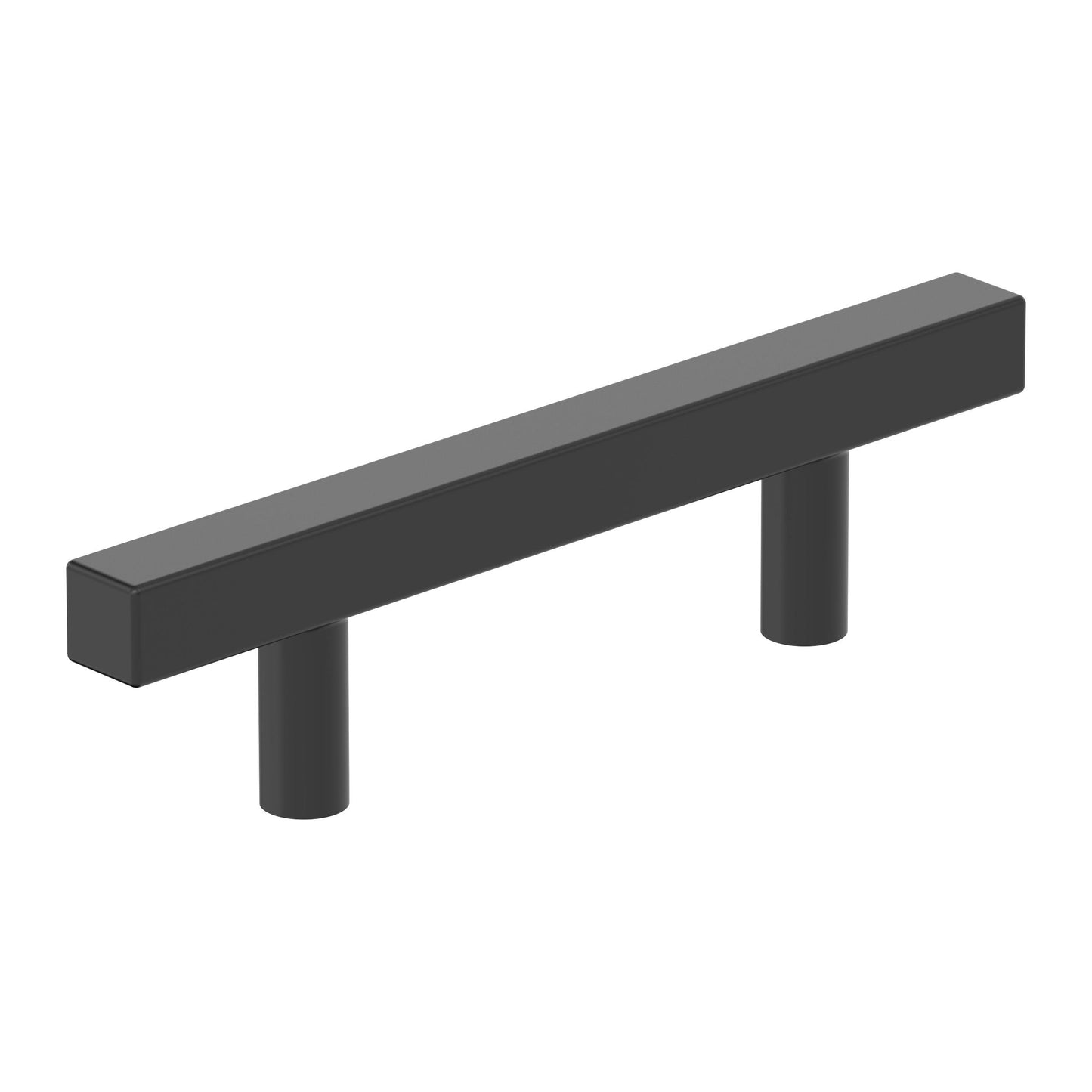 Amerock Bar Pulls Square Pull - 3 inch (76mm) CTC - Matte Black