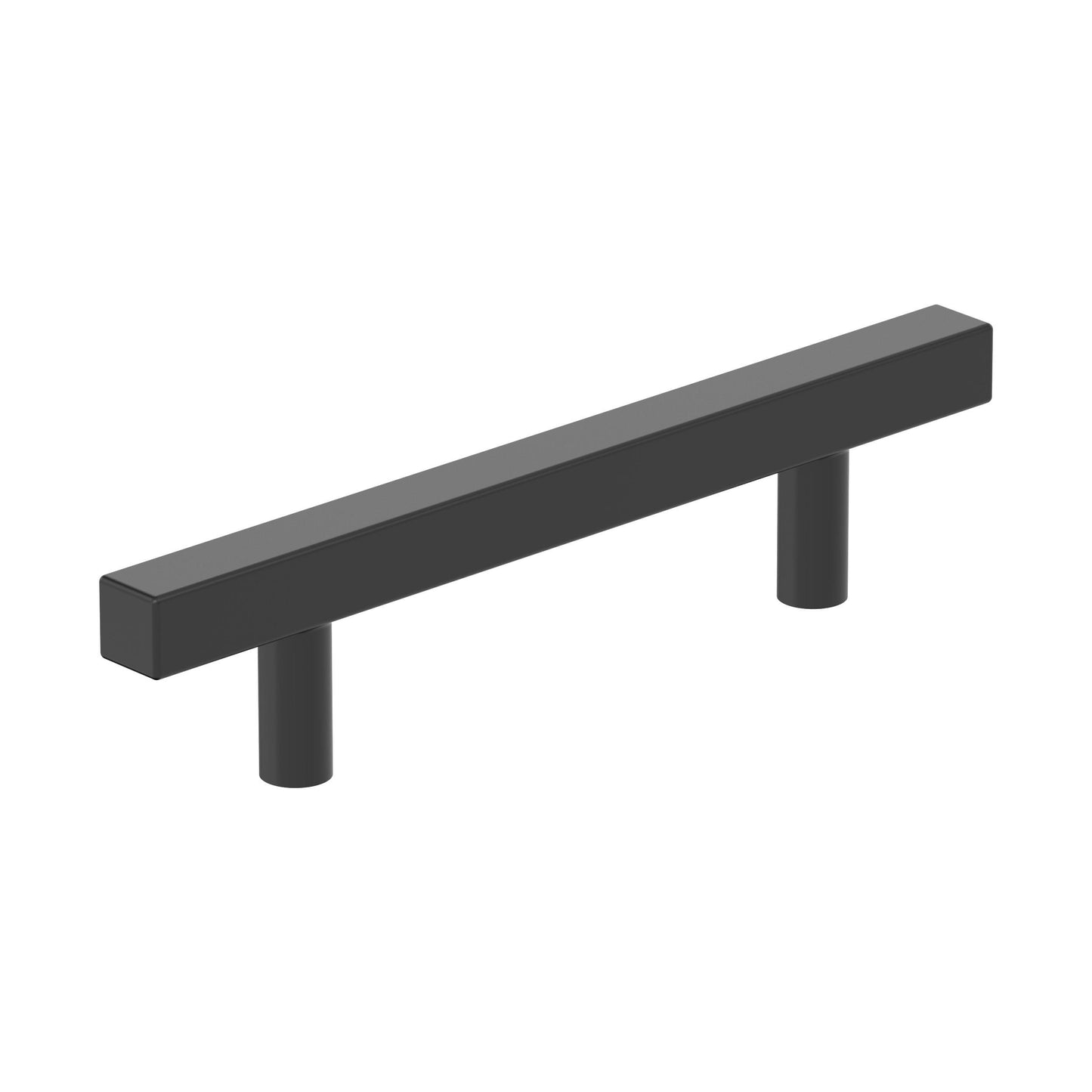 Amerock Bar Pulls Square Pull - 3-3/4 inch (96mm) CTC - Matte Black