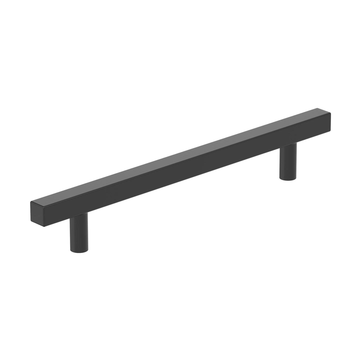 Amerock Bar Pulls Square Pull - 6-5/16 inch (160mm) CTC - Matte Black