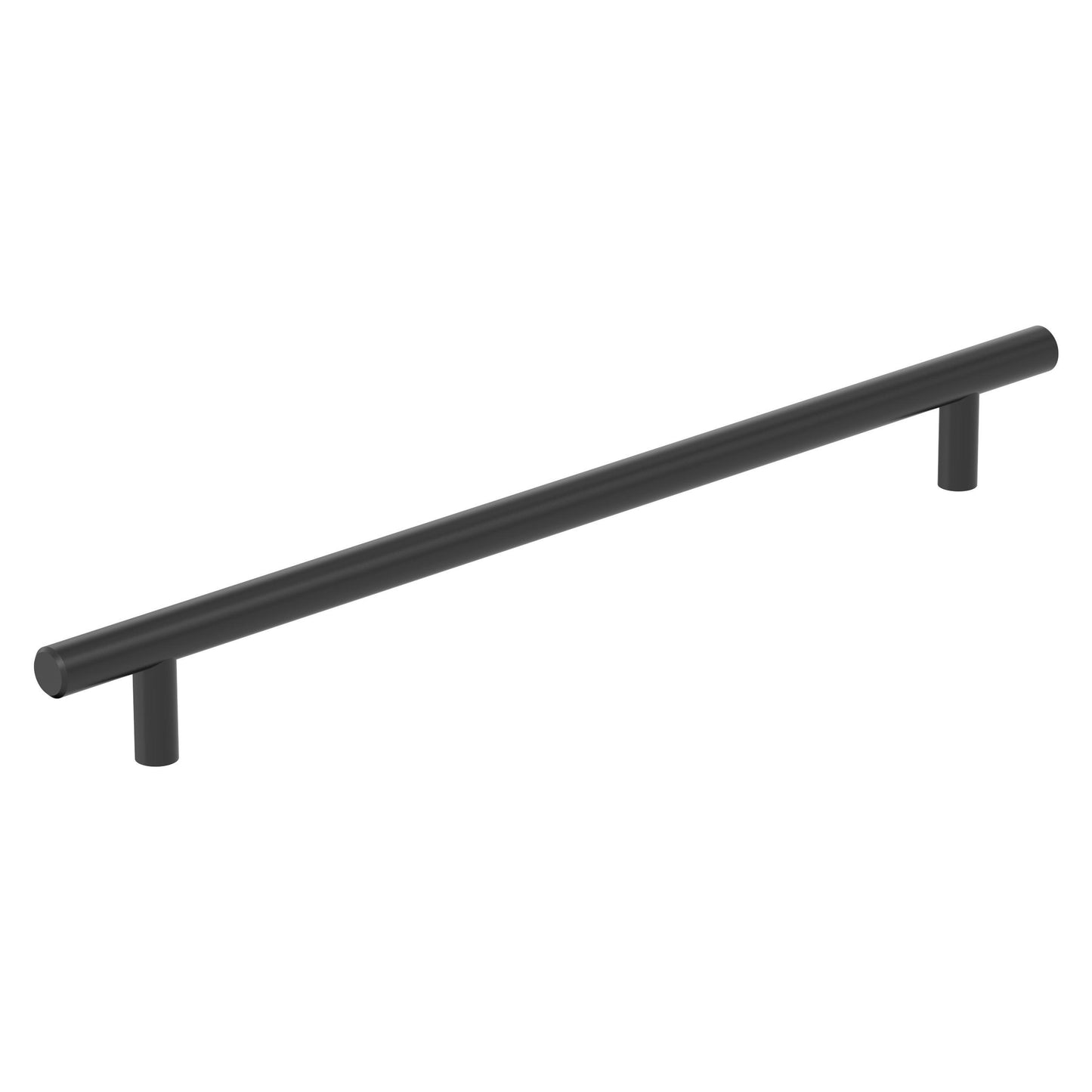 Amerock Bar Pulls Hollow Pull - 10-1/16 inch (256mm) CTC - Matte Black