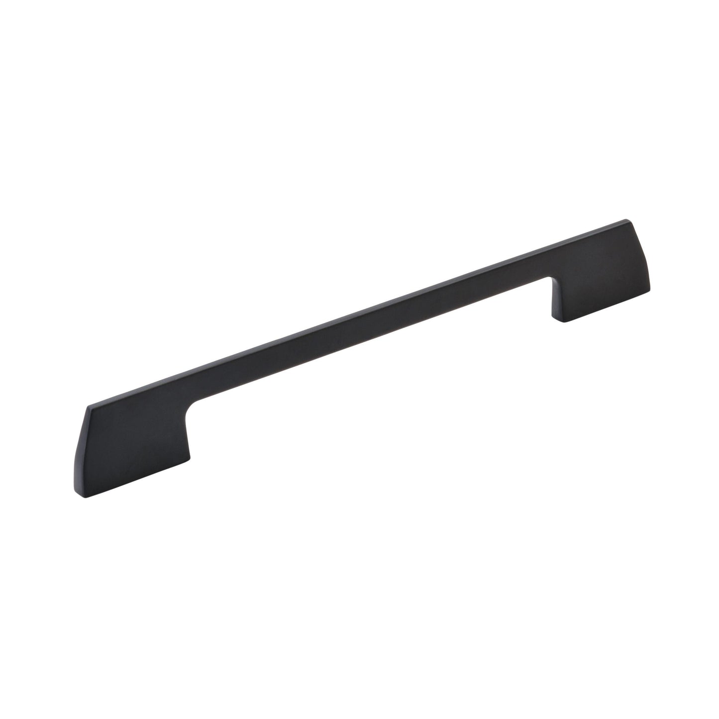 Amerock Angle Pull - 7-9/16 inch (192mm) CTC - Matte Black