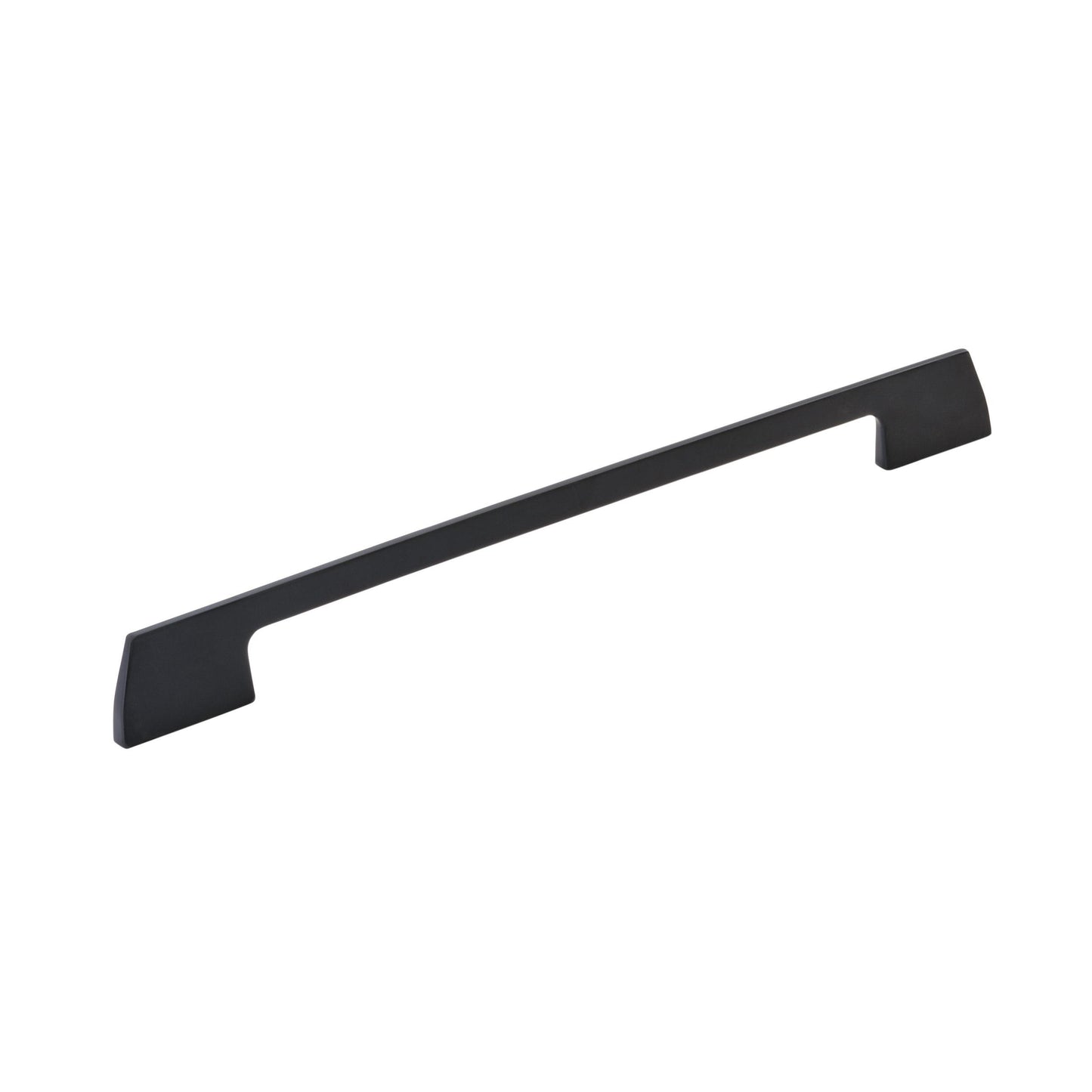 Amerock Angle Pull - 10-1/16 inch (256mm) CTC - Matte Black