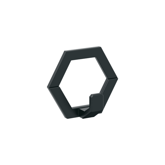 Amerock Prismo Decorative Hook - Matte Black