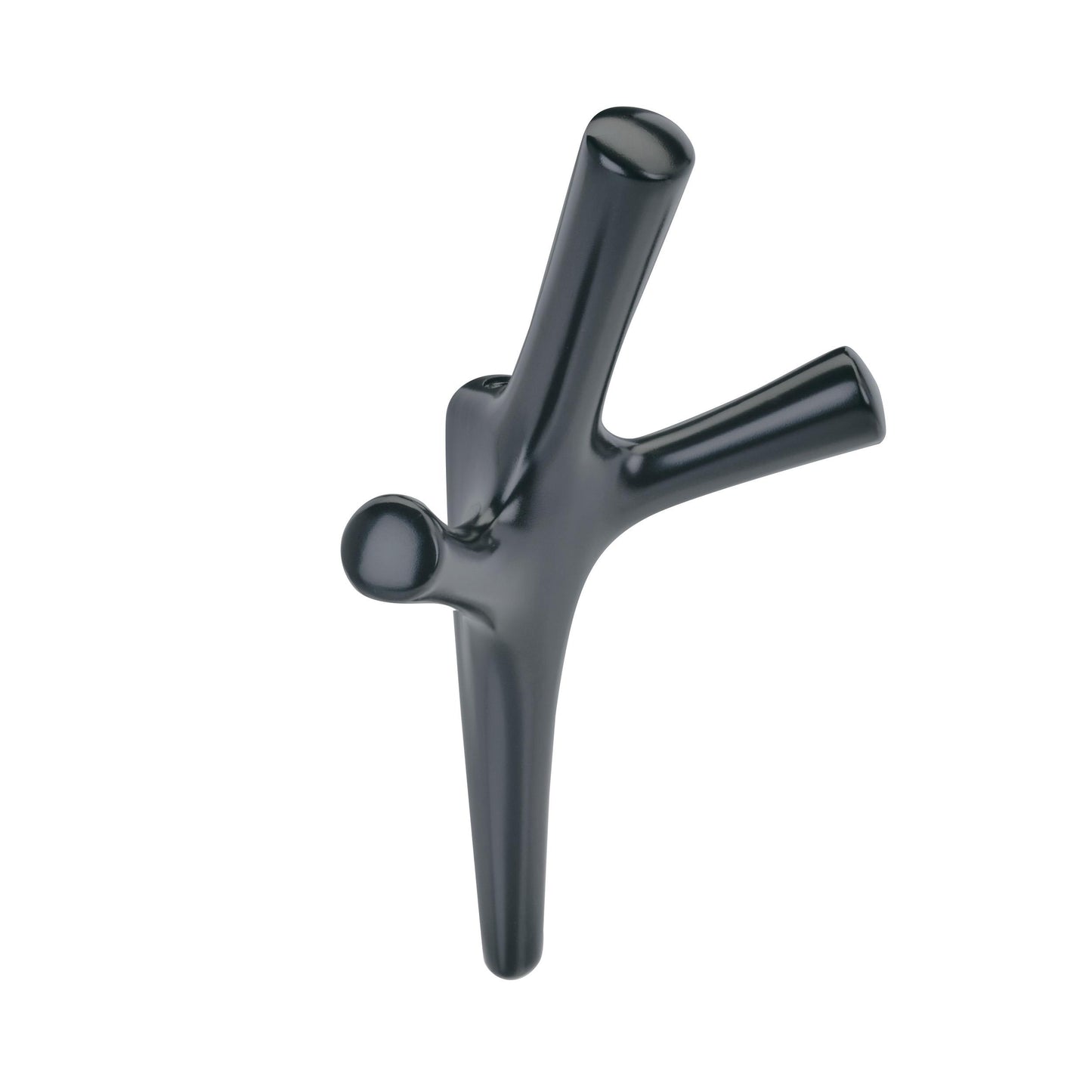 Amerock Kodiak Decorative Hook - Triple Prong - Matte Black