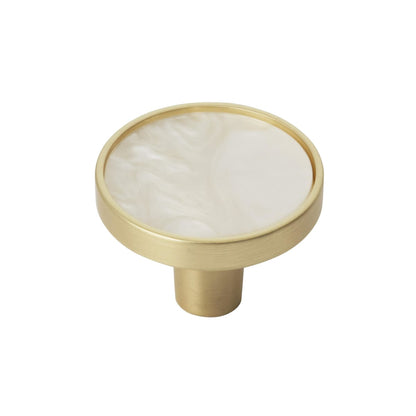 Amerock Accents Cabinet Knob - Gold/Mother of Pearl