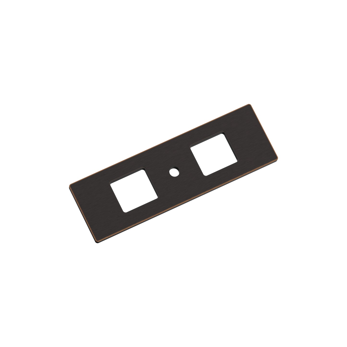 Amerock Medora Backplate - 3-11/16 inch (94mm) Length - Oil-Rubbed Bronze
