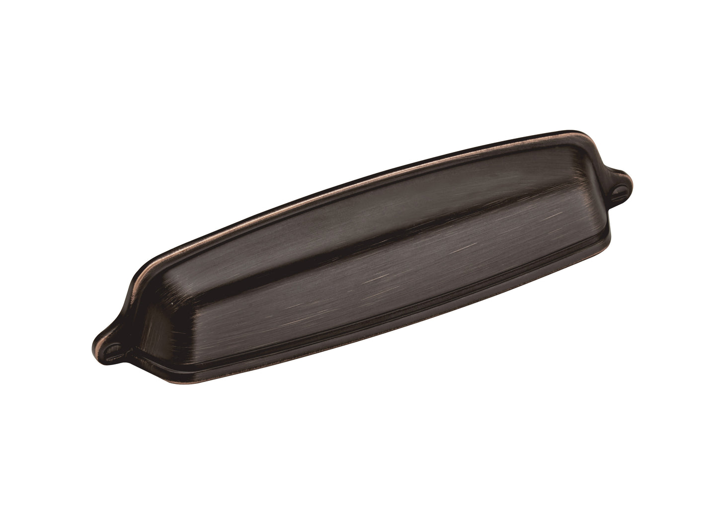 Amerock Stature Cup Pull - 5-1/16 inch (128mm) CTC - Oil-Rubbed Bronze