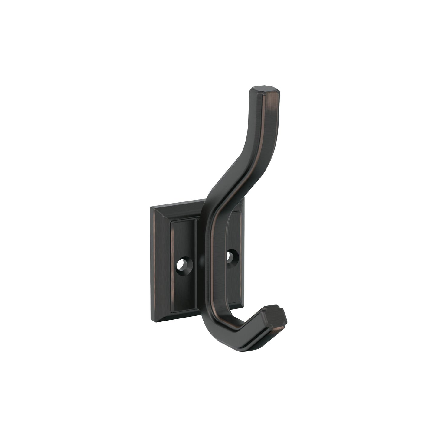 Amerock Aliso Decorative Hook - Double Prong - Oil-Rubbed Bronze