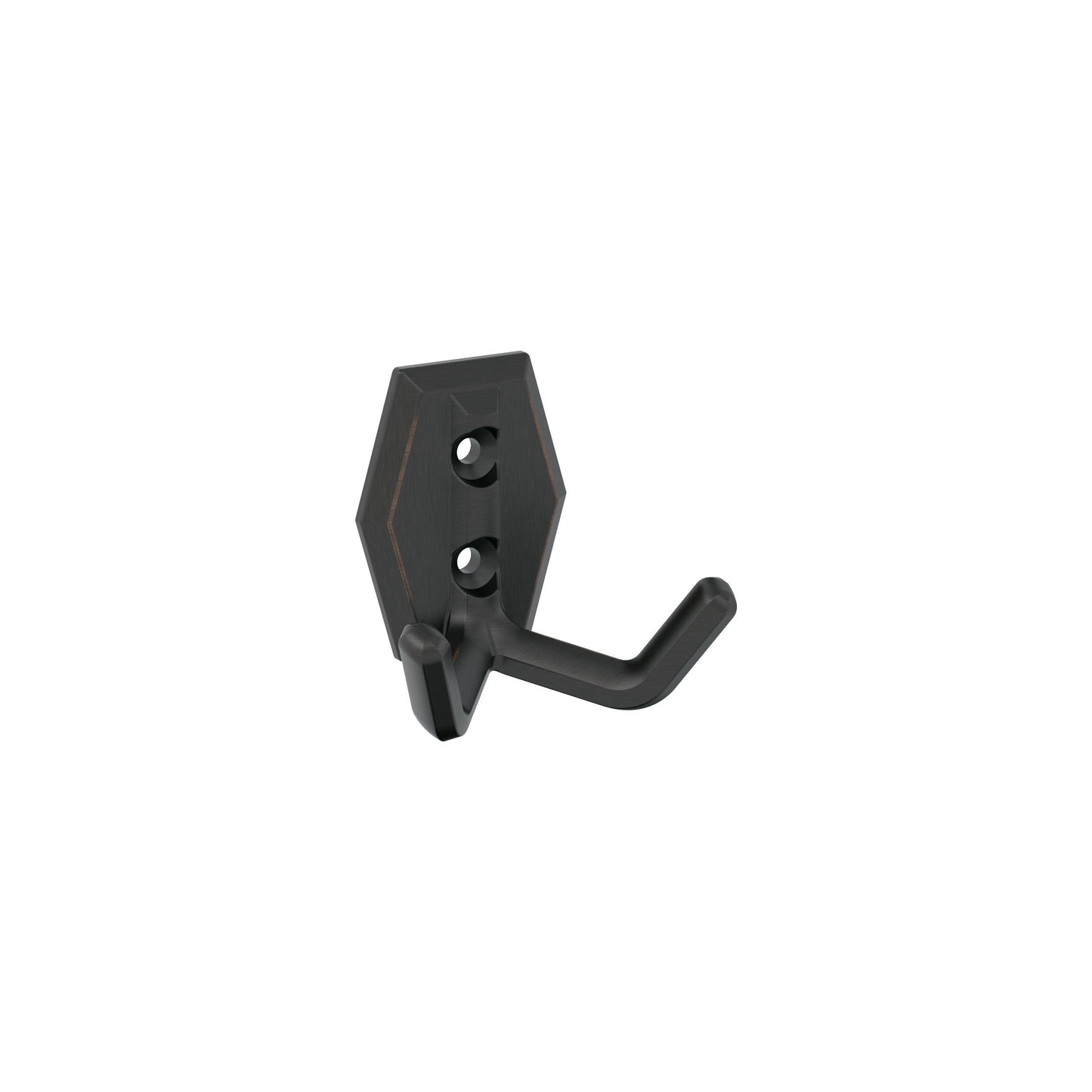 Amerock Benton Decorative Hook - Double Prong - Oil-Rubbed Bronze