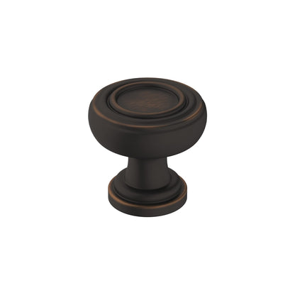 Amerock Ville Cabinet Knob - Oil-Rubbed Bronze