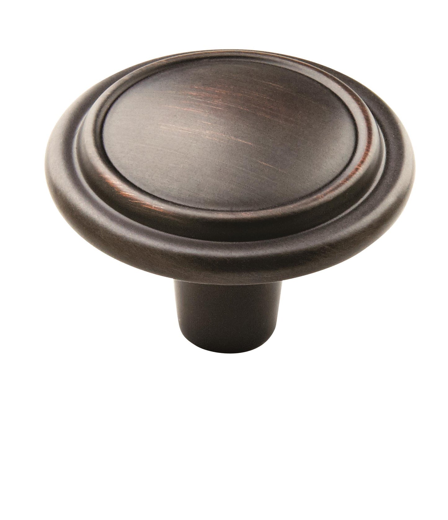 Amerock Hatfield Knob - 1-1/4 inch (32mm) Diameter - Oil-Rubbed Bronze