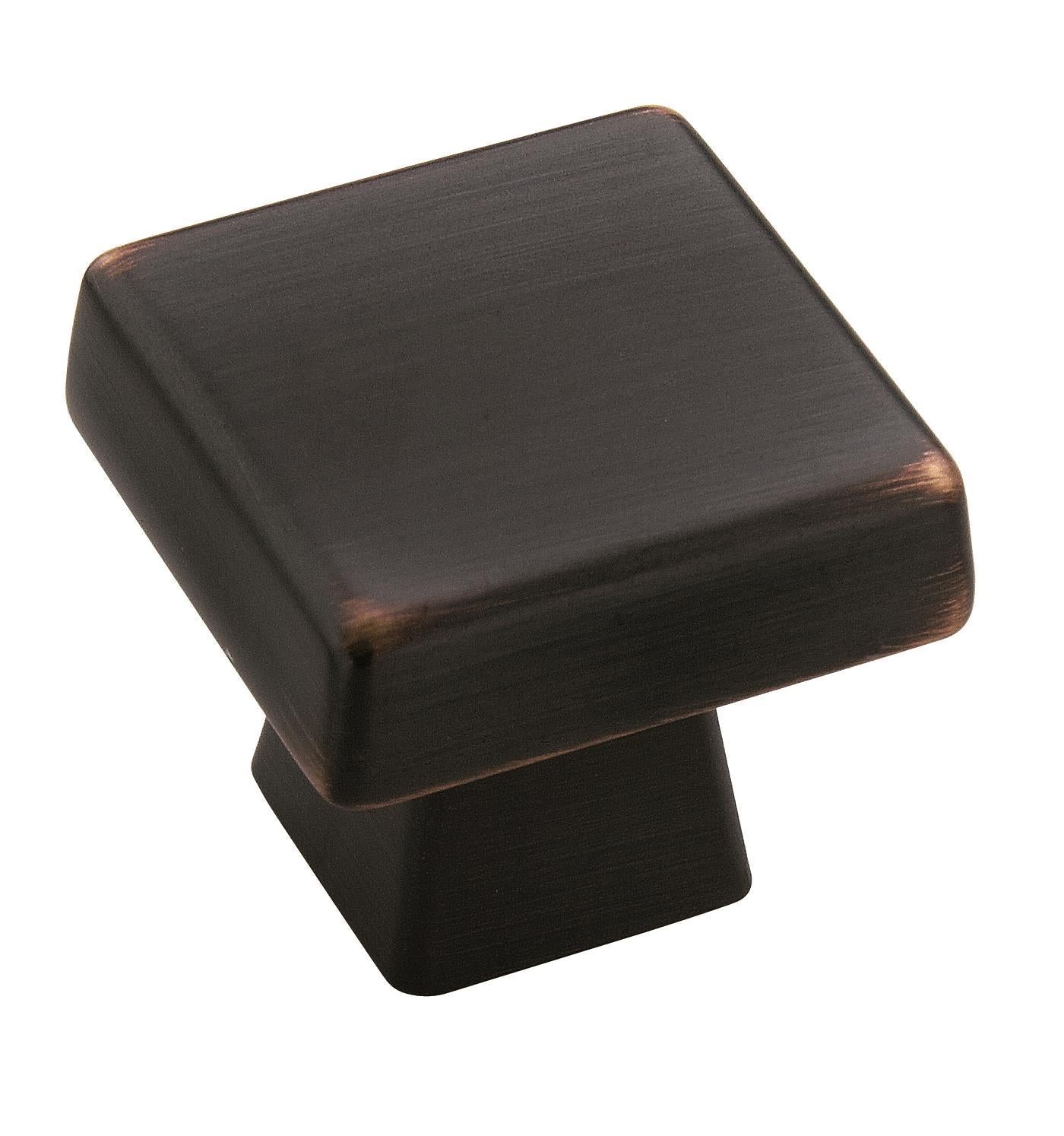 Amerock Blackrock Knob - 1-3/16 inch (30mm) Length - Oil-Rubbed Bronze