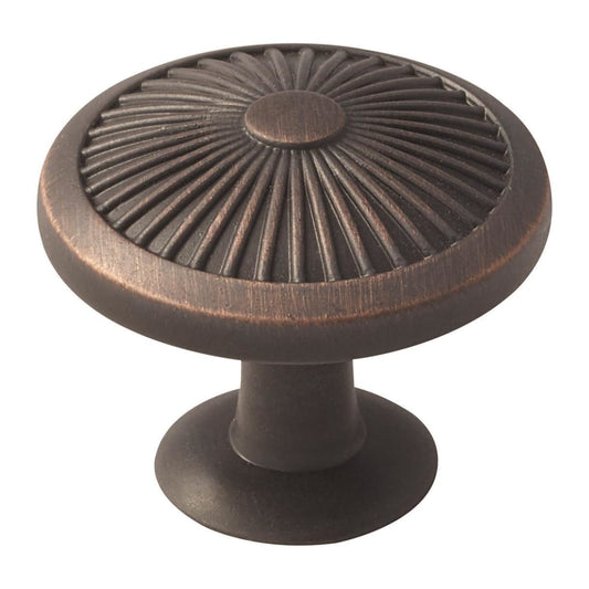 Amerock Crawford Cabinet Knob - Oil-Rubbed Bronze